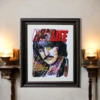 Ringo Starr artwork by Peter Max for New Life cover