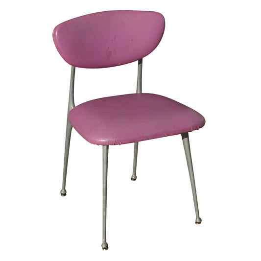 Shelby Williams aluminum gazelle chair MR10182 purple