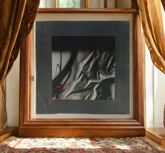 Silver Night enamel on steel painting by Alan Rodewald