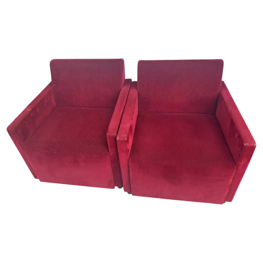 Pair of Steelcase Coalesse modern club chairs