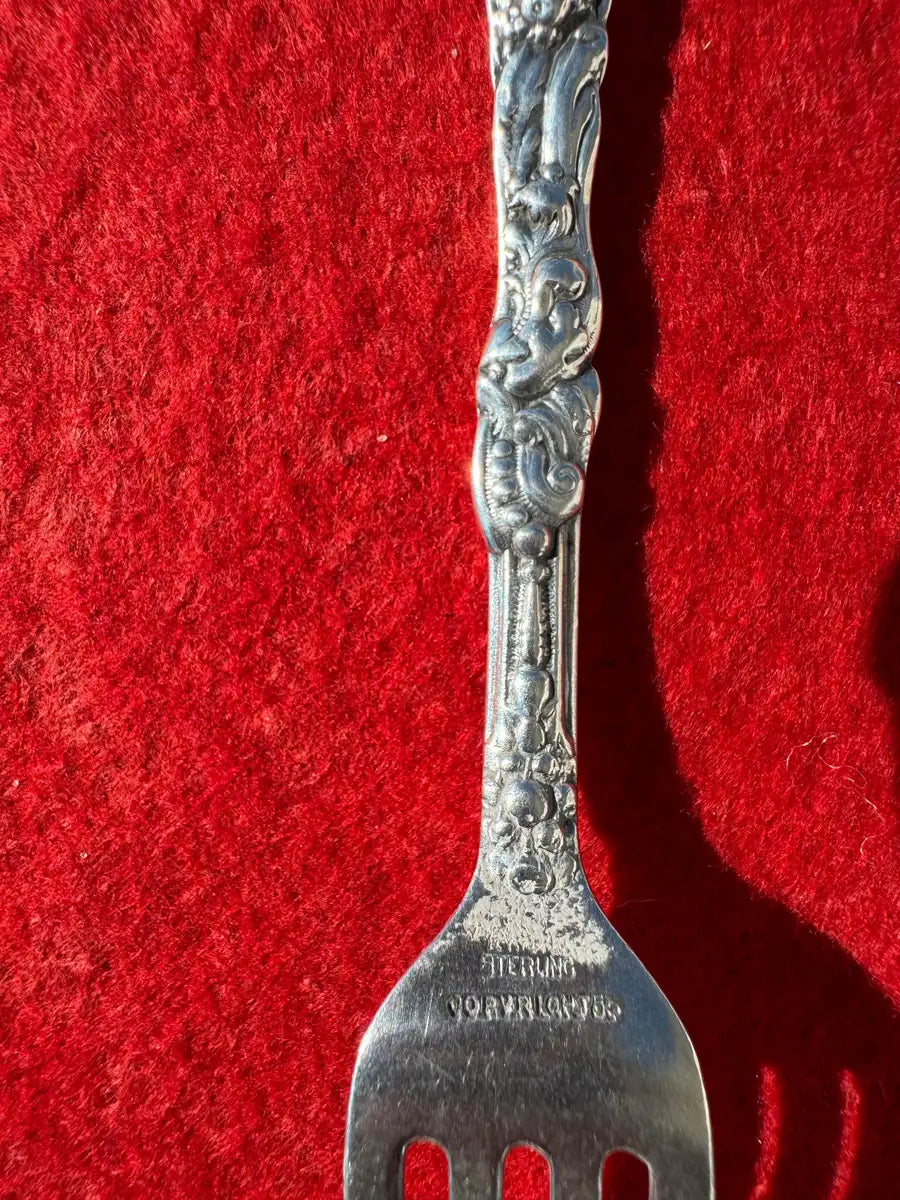 antique flatware fork with refined craftsmanship