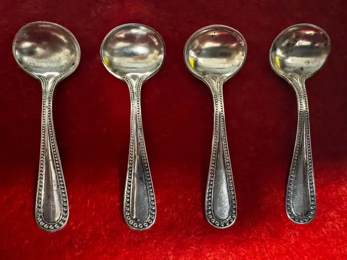 Mini sterling silver souvenir salt spoons