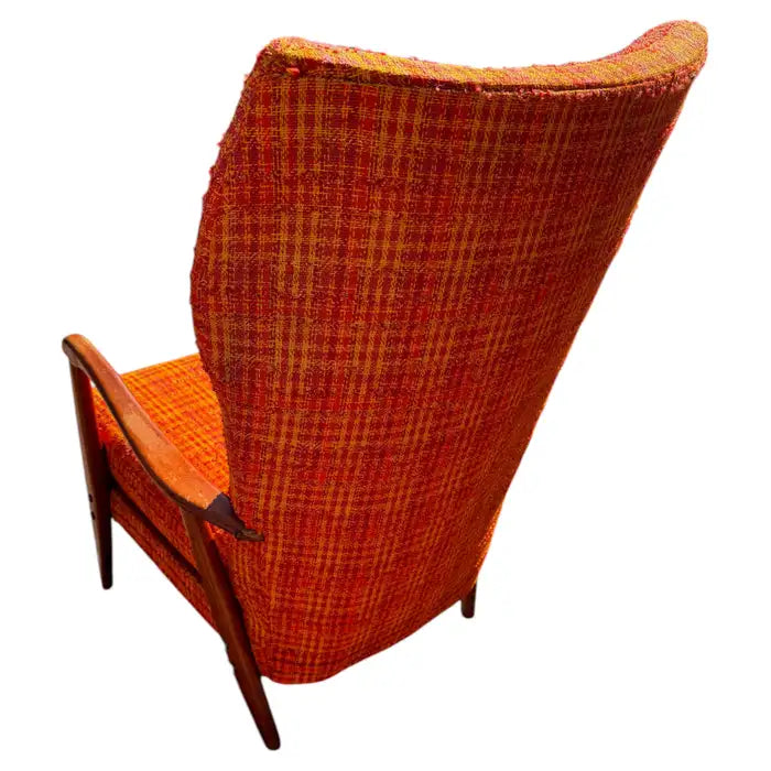 Scandinavian modern tufted armchair accent seating