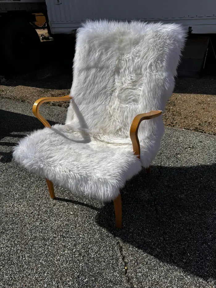 Mid century modern bentwood lounge chair