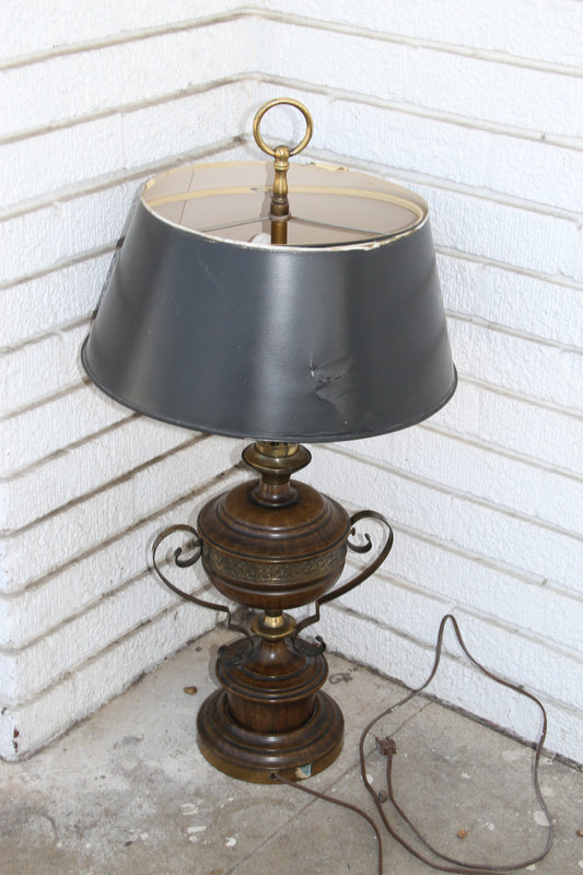 Brass style table lamp