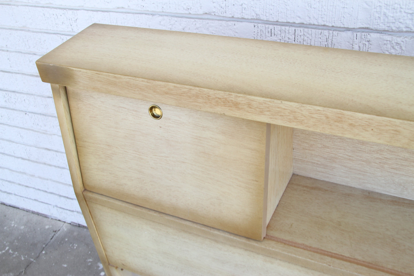 Full size wood headboard
