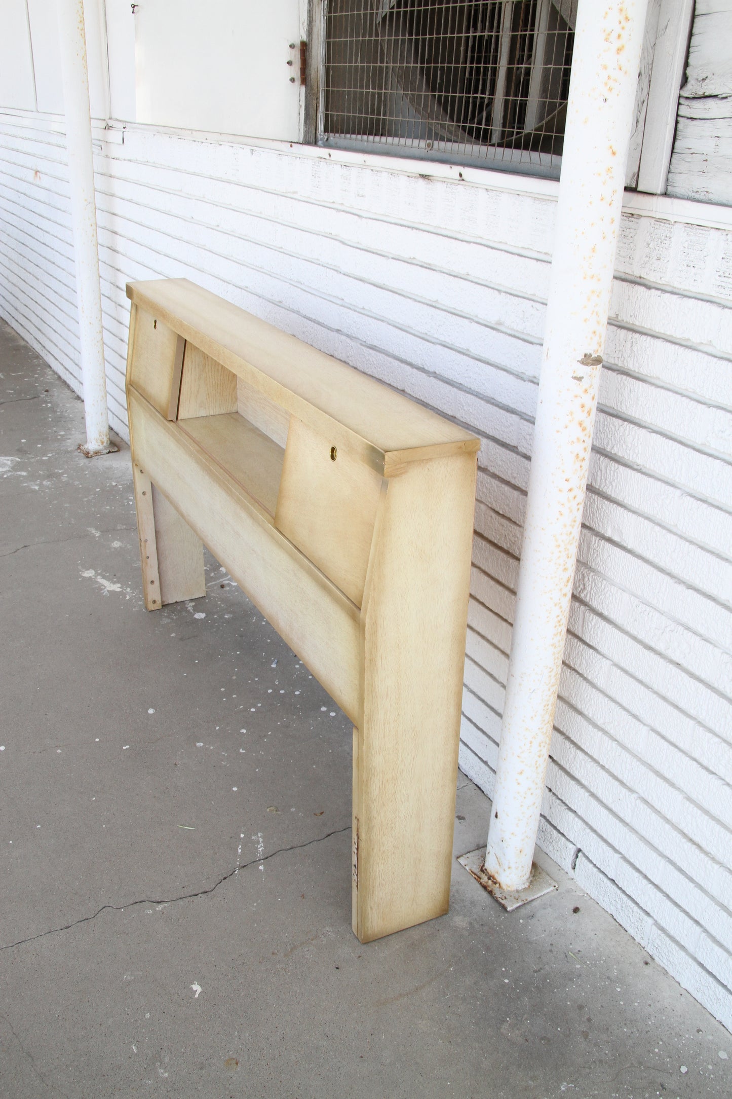 Full size wood headboard