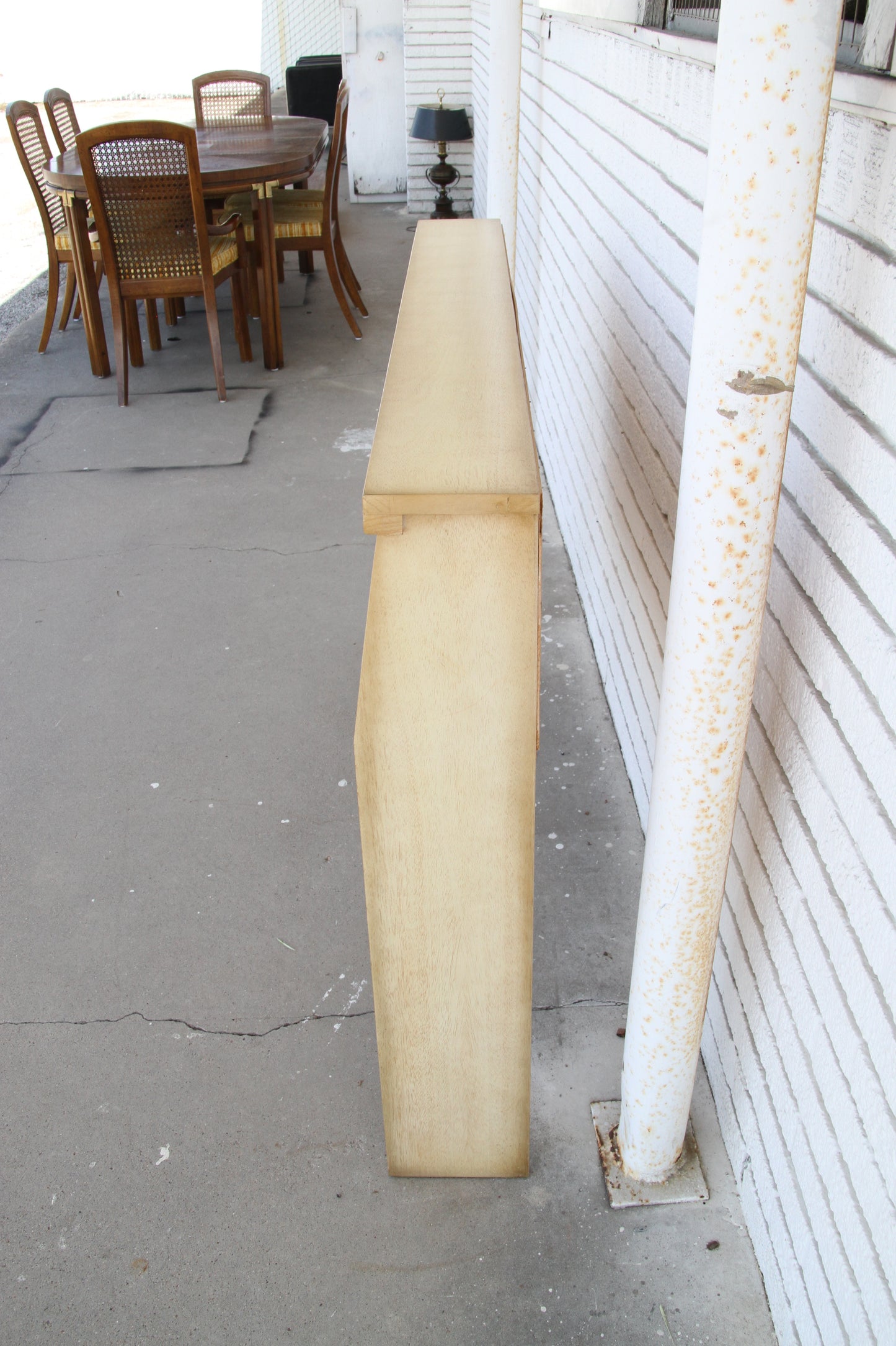 Full size wood headboard