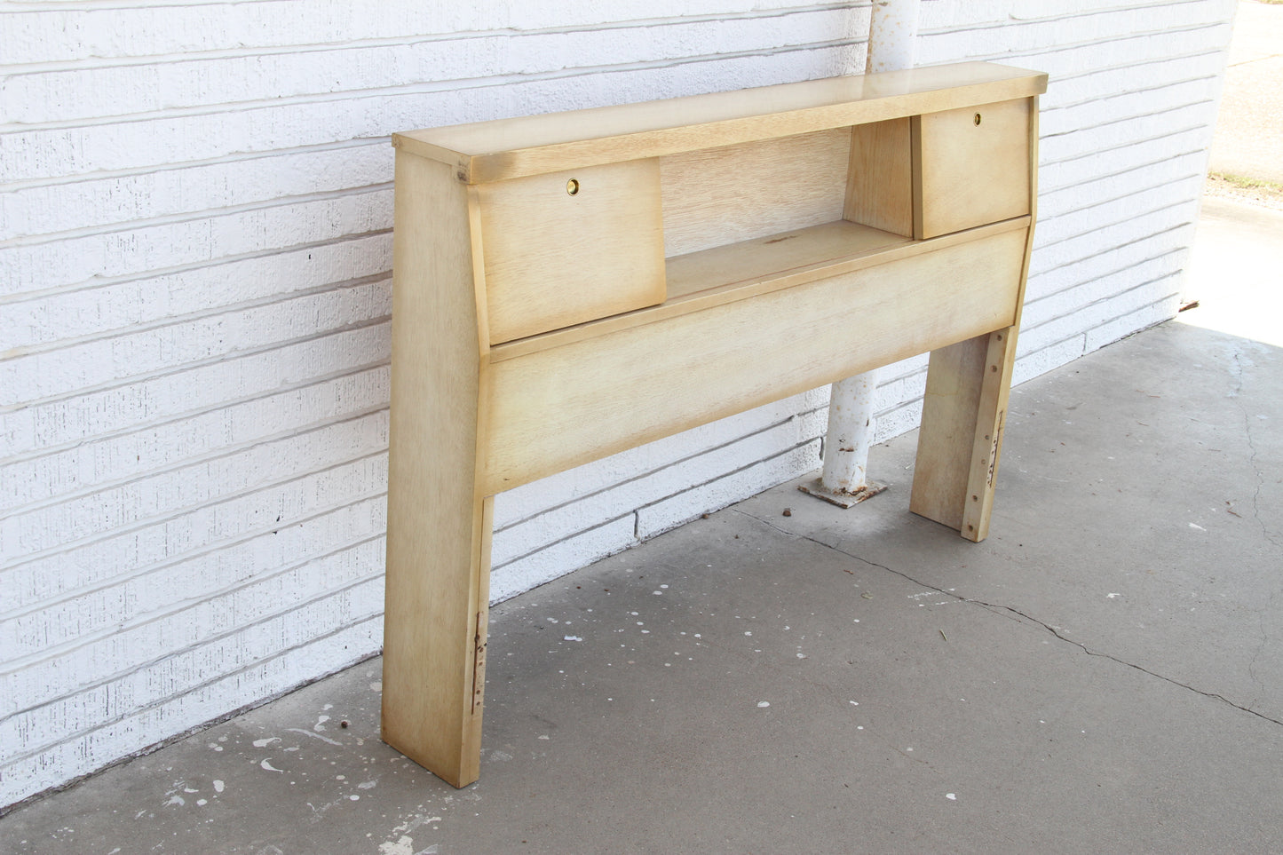 Full size wood headboard