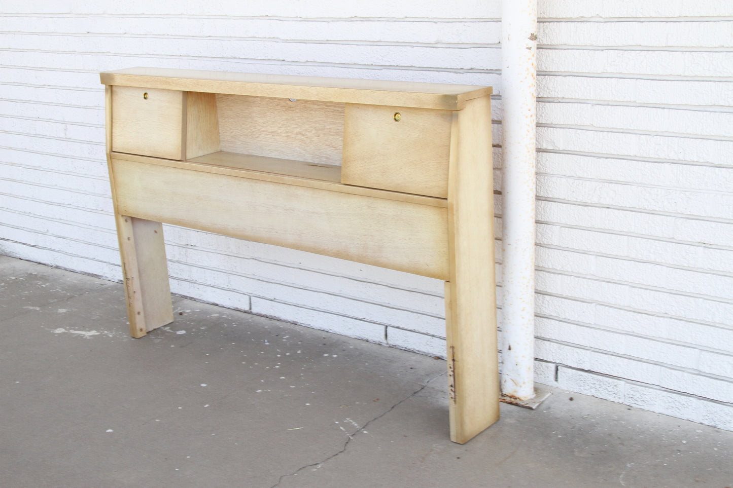 Full size wood headboard