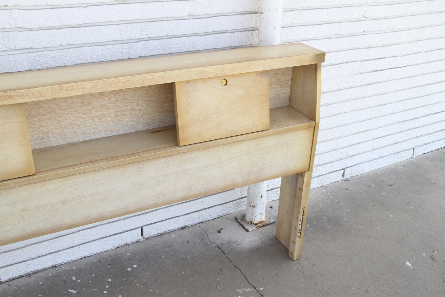 Full size wood headboard