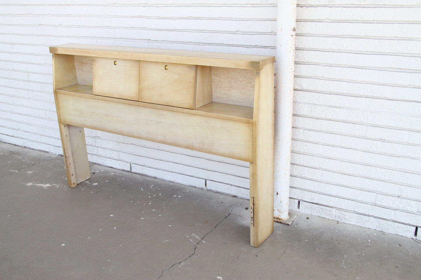 Full size wood headboard