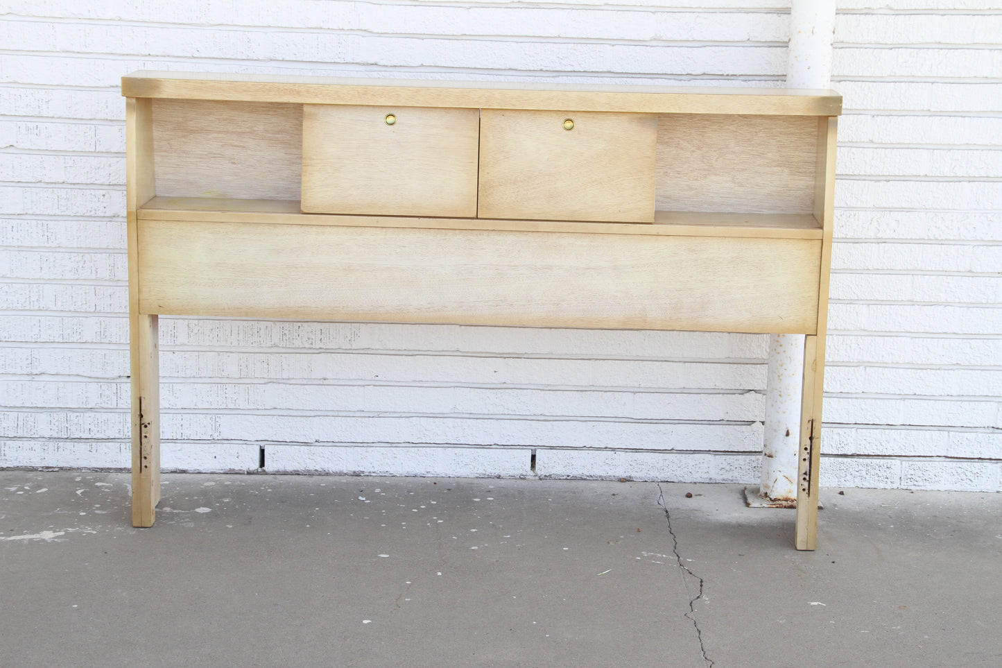 Full size wood headboard