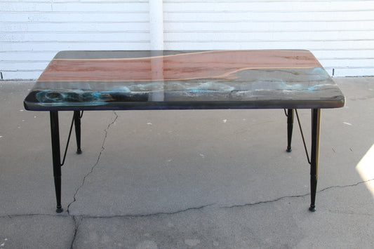 Epoxy resin ocean table