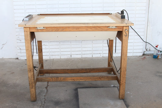 Wooden Drating and Light Tracing Table