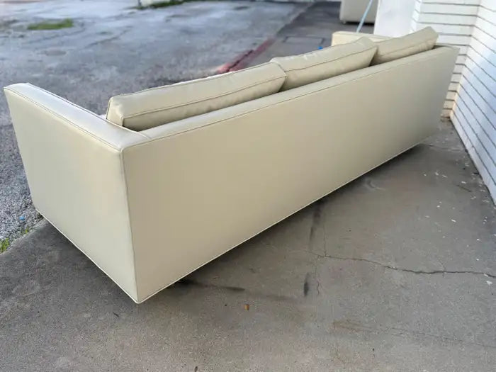 Elegant three seat tuxedo sofa for home décor