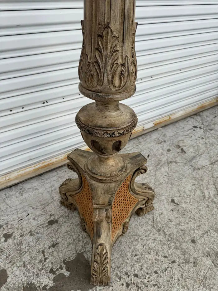 Painted torchieres home decor