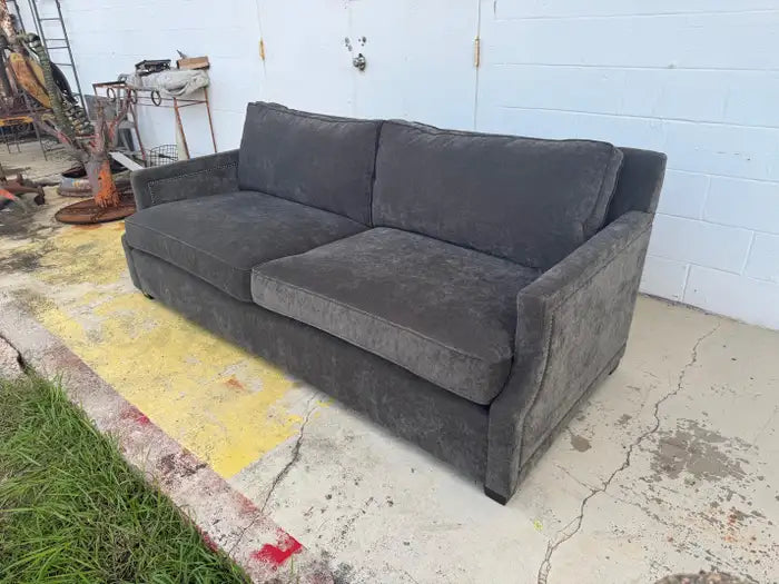 Vintage designer sofa with elegant upholstered seating