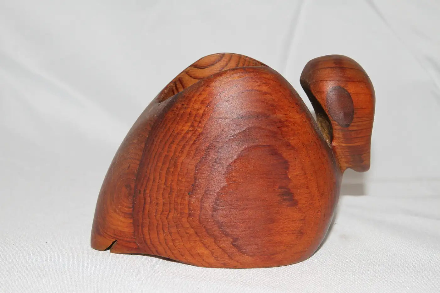 Artistic swan desk organizer with pencils