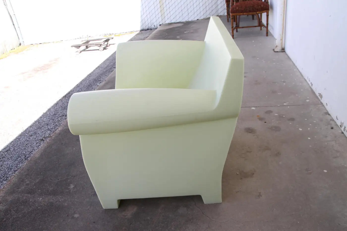 Modern plastic armchair by Kartell