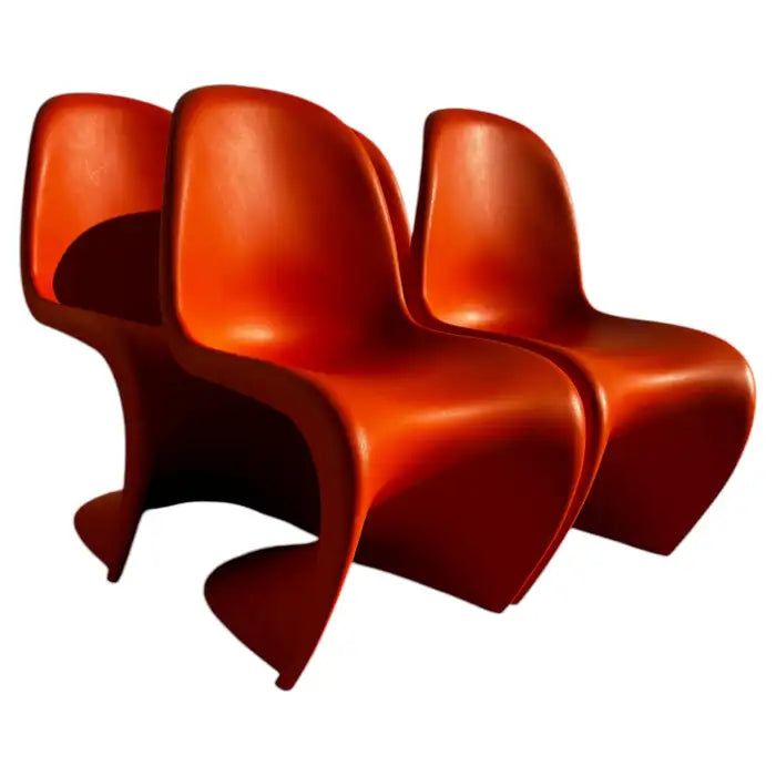 Verner Panton S chair set mid century modern