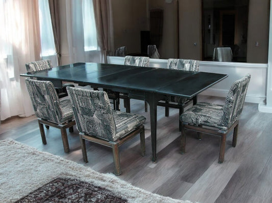 Vintage Baker Michael Taylor Far East dining table