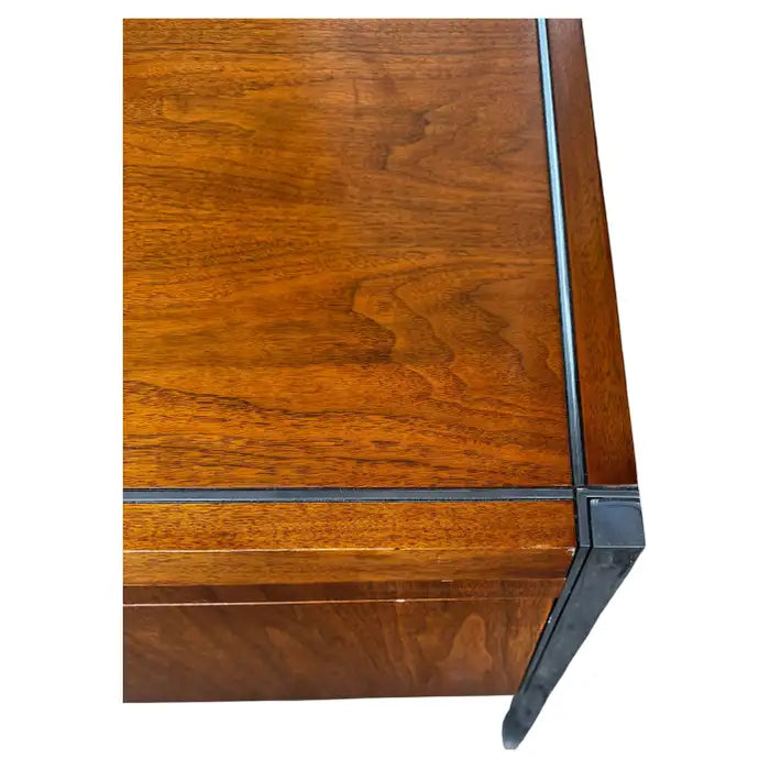 Mid century modern desk with architectural frame