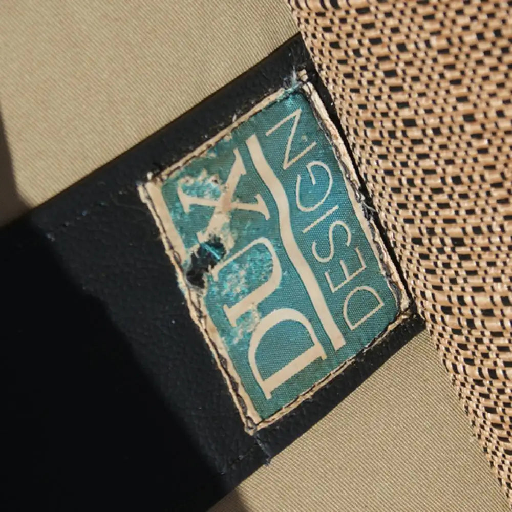 Metro Retro Furniture 8ft Dux Danish leather sofa vintage