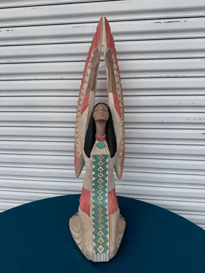 vintage modernist sculpture abstract figurative design decor