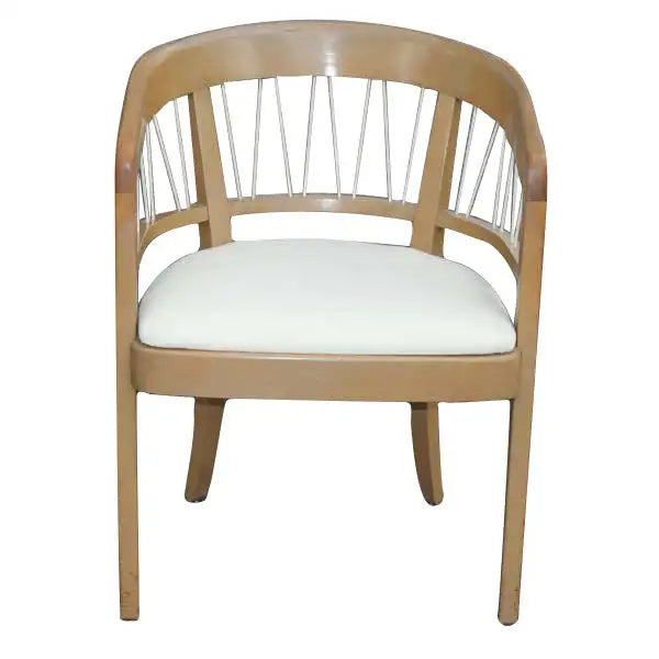 Vintage Wormley Dunbar barrel back chairs