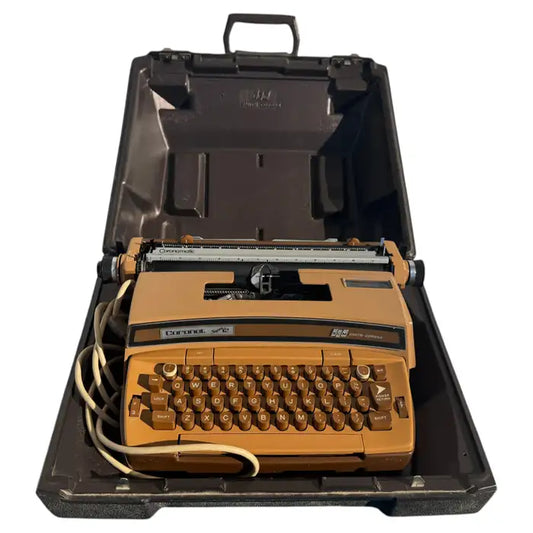 vintage electric typewriter retro office machine desk decor