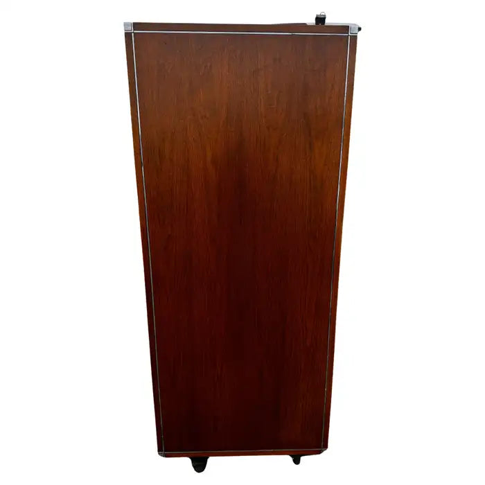 Rosewood and chrome desk for modern office