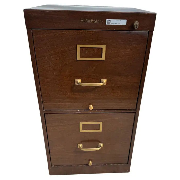 vintage industrial faux wood file cabinet 1940s office storage