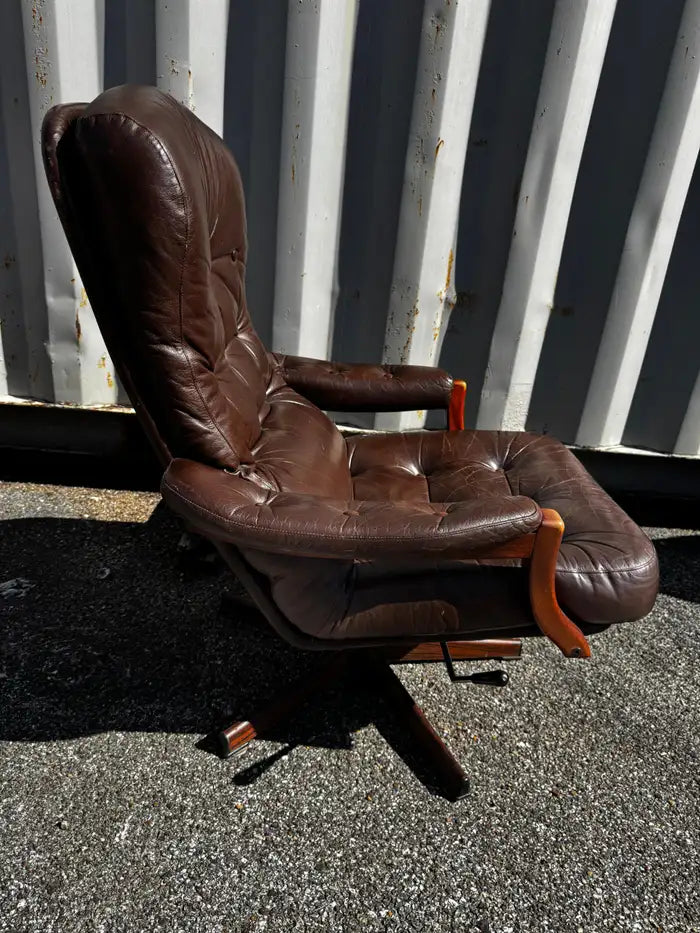 Vintage MCM Adjustable Swivel Chair