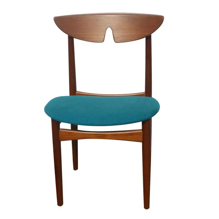 Vintage mid century teak dining chair Kurt Ostervig