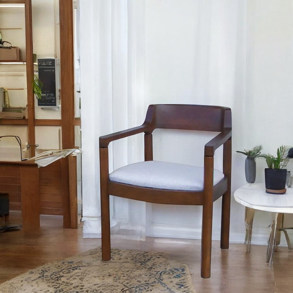 Vintage Nicos Zographos Ireland chair Metro Retro Furniture walnut.​