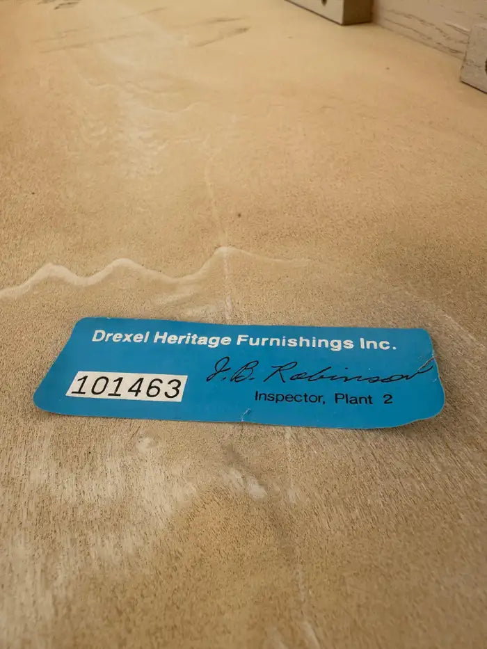 Drexel transitional console table