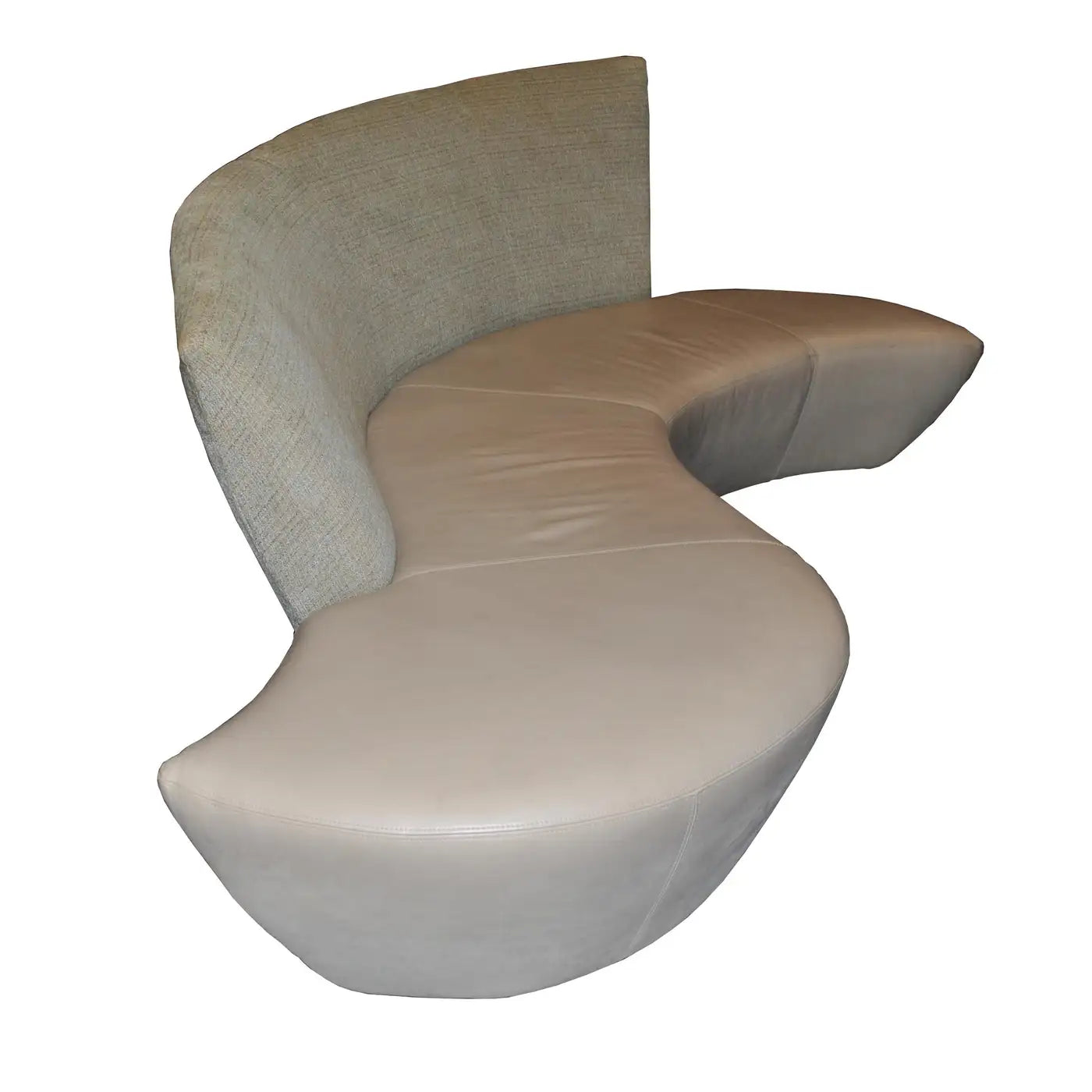 Vladimir Kagan Bilbao curved sofa with organic design