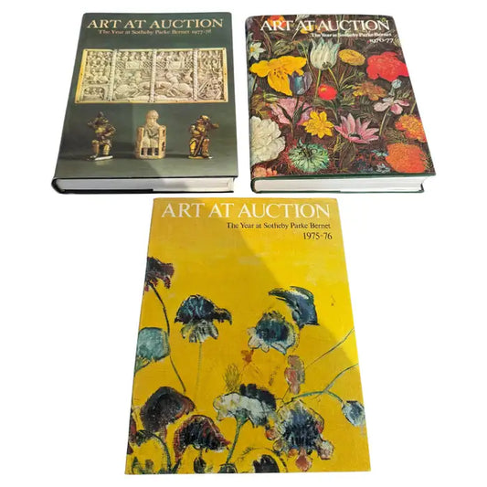 Vintage Sothebys auction catalog books 1970s collectible editions
