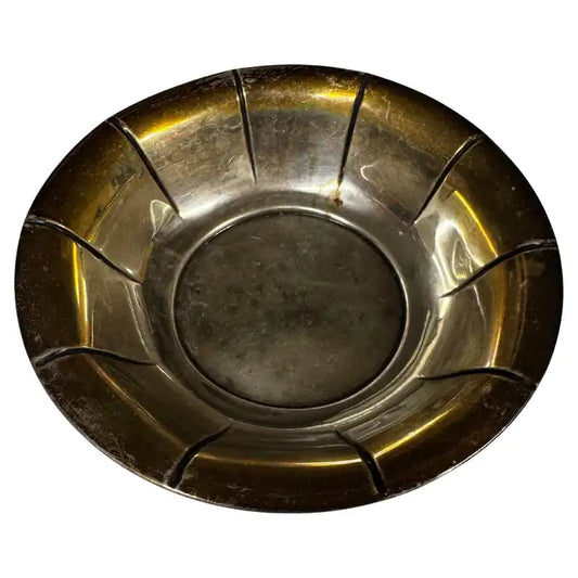 Sterling silver nut dish 5.5 inch diameter