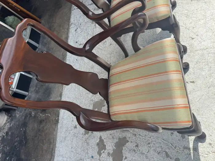 Henredon carved frame accent chairs for elegant interiors