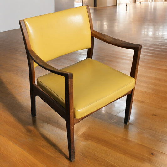 Vintage Walnut Johnson Furniture Co. dining chair