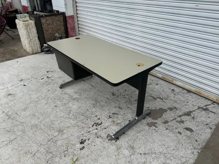 Mid Century walnut executive desk