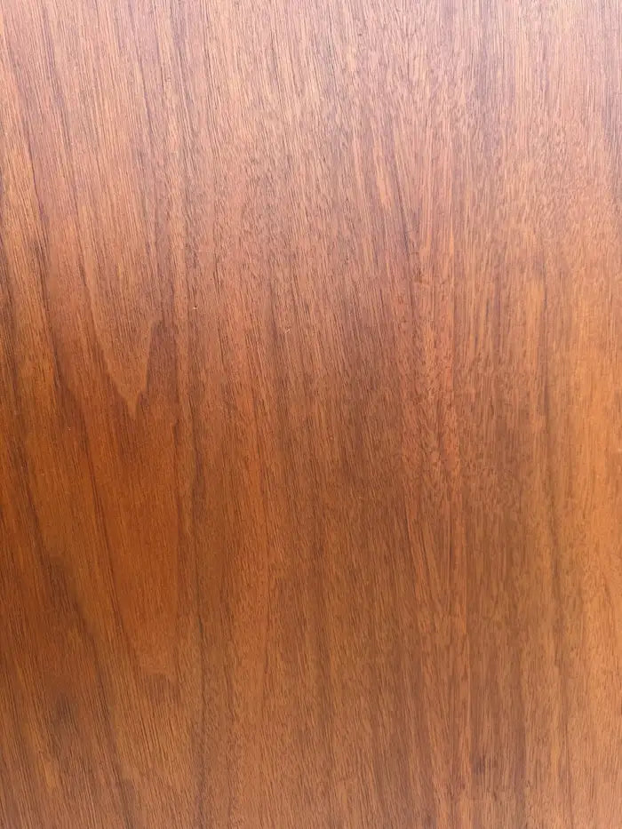 Mid century style walnut dining table for home interiors