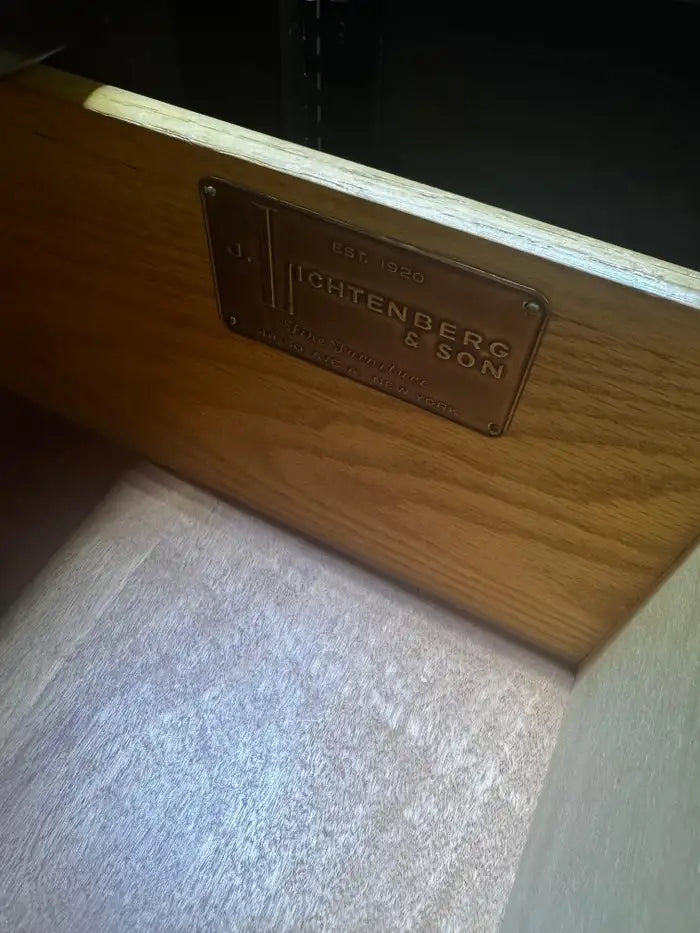 Walnut bedroom dresser mid century style