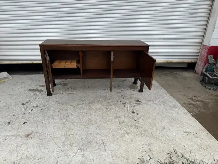 Vintage walnut credenza for living room