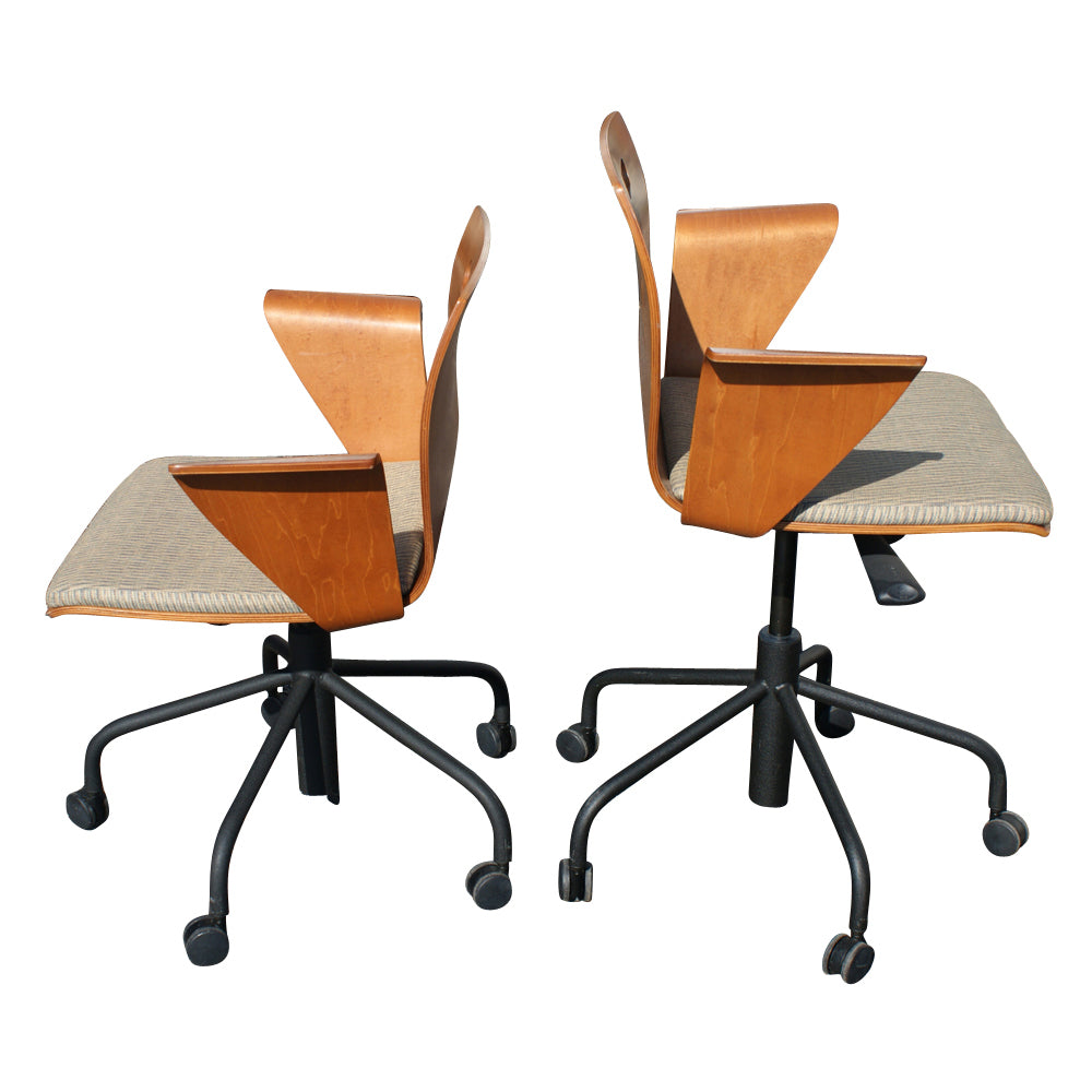 Steelcase Rover Chair Metro Steelcase Rover Swivel Task Arm Chair | Metro Retro Furniture