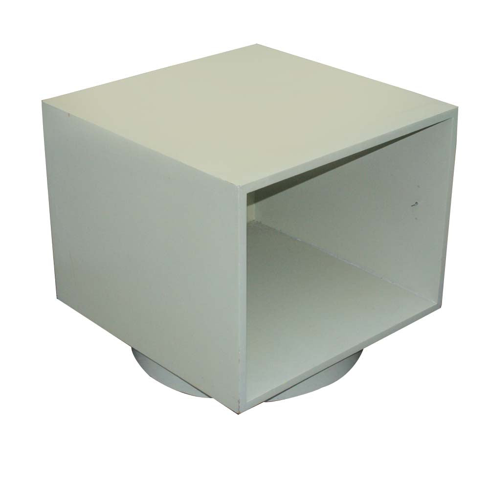 24″ Cube Modern Swivel Side End Table