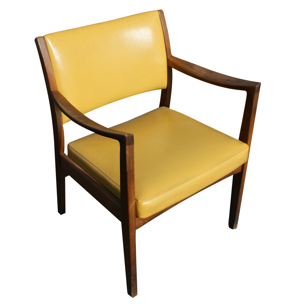 Vintage Walnut Johnson Furniture Co. Dining Chair