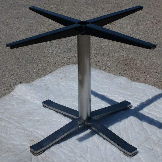 Zographos Style Stainless Steel Dining Table Base